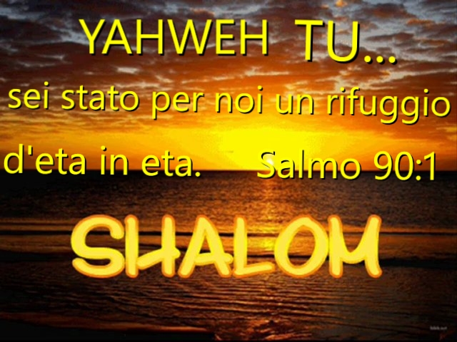 SHABBAT IL VERO RIPOSO FATTO DA YHWH