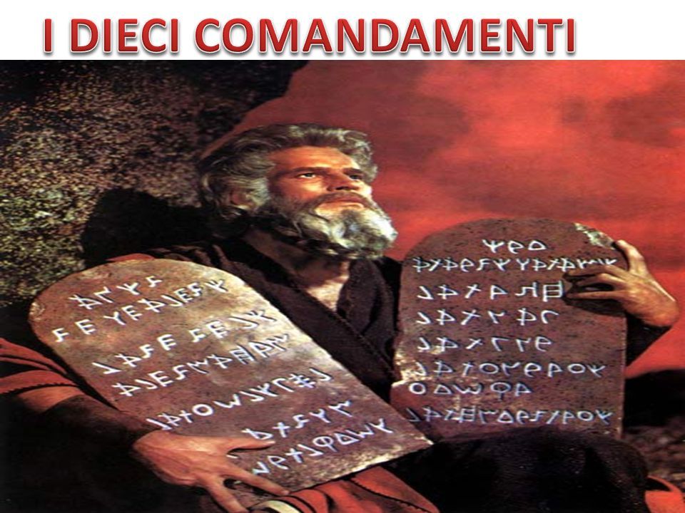 Mosè riceve i dieci Comandamenti da YHWH.